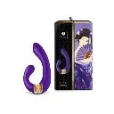 Stimulateur Double Shunga Miyo Violet – Vibrateur Clitoris & Point G | Rechargeable & Étanche 