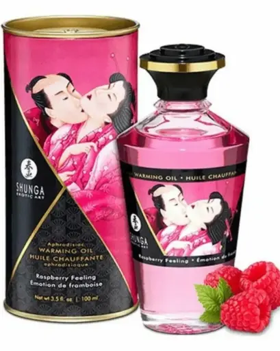 Huile de Massage Érotique Shunga Framboise 100 ml – Sensualité Fruitée (copie)